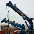 7 ton 10 m hydraulic telescopic boat crane as lifting cranes